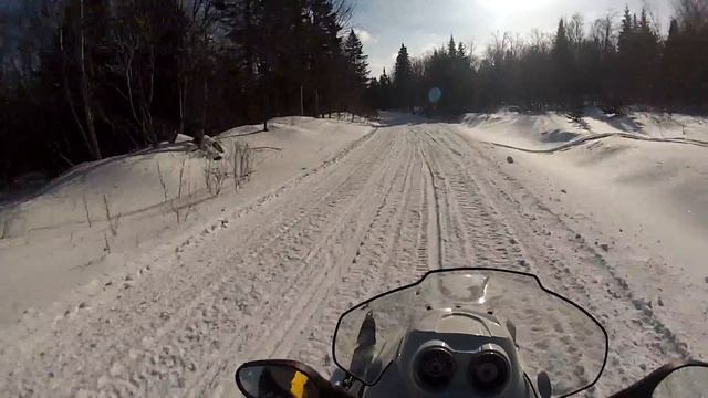 Luap Snowflake, Snowmobile NH Diamond Ridge to Bosebuck ME 2 of 4 GP010002 смотреть онлайн