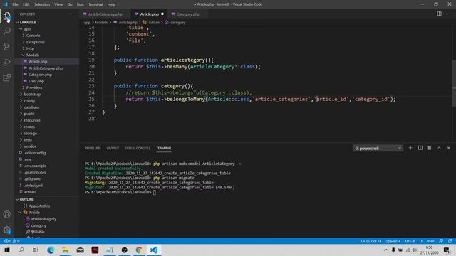 Multiple Select Single Tag Laravel 8 | laravel part7 смотреть онлайн