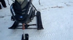 ДЕТСКИЙ СНЕГОКАТ С ДВИГАТЕЛЕМ своими руками