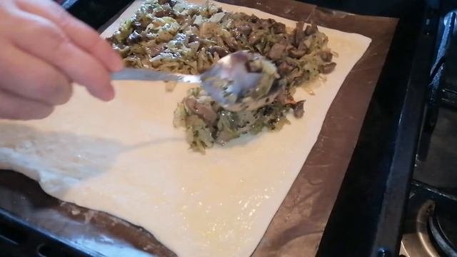 #давайте_приготовим//пирог с капустой и грибами//очень вкусно и очень просто