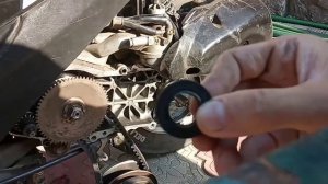 Откуда масло под крышкой вариатора Honda dio