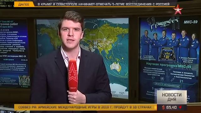 15 марта 2019 Экипаж космического корабля «Союз МС-12» успешно перешел на борт МКС смотреть онлайн