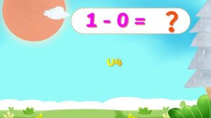 What is 1-0 | What is 1 minus 0 | Subtracting Within 10 | Fun Challenges for Kids