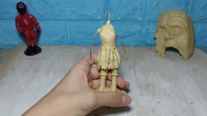 Лепка Куклы из ИГРЫ В КАЛЬМАРА | SQUID GAME из пластилина