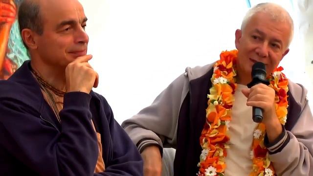 ЕМ Чайтанья Чандра Чаран прабху на закрытии фестиваля вайшнавских общин «Бхакти-Раса» смотреть онлайн