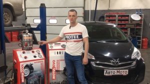 Большое ТО на аппаратах Motul – Toyota Ractis, 2014