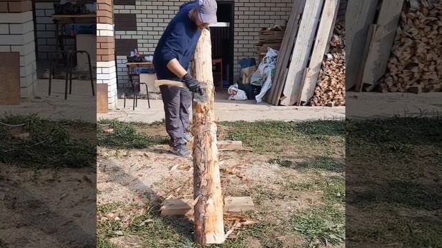 имитация бревна из горбыля смотреть онлайн