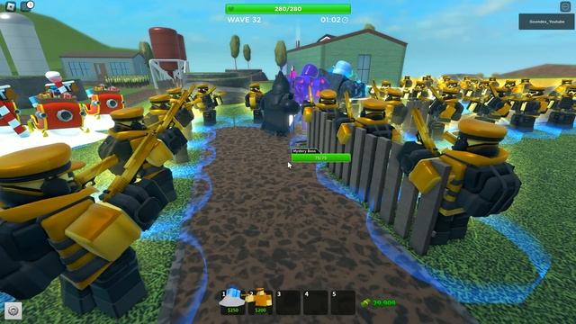 Road of Golden Pistols Roblox Tower Defense Simulator смотреть онлайн