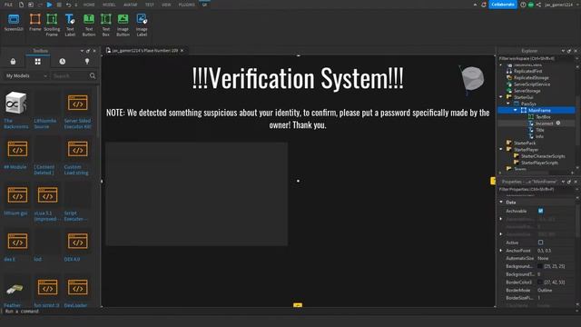 How to make a Password/Verification System in Roblox Studio! (PROTECTION SYSTEM!) | Random King смотреть онлайн