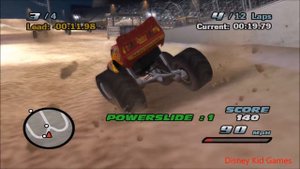 Disney Pixar Lightning McQueen Cars Movie Game - Monster Truck Mayhem - Part 17
