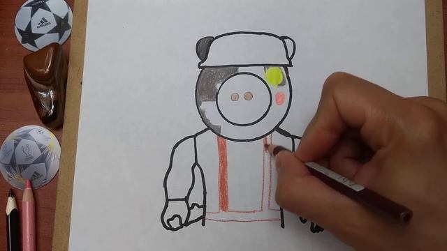 Cómo DIBUJAR y PINTAR al ?SOLDADO PIGGY ? de PIGGY ROBLOX/how to DRAW And PAINT SOLDIER PIGGY смотреть онлайн