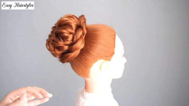 TOP 10 Perfect Bun Hairstyle With 1 Donut | Easy Hairstyles For Wedding & Party смотреть онлайн