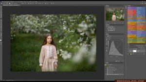 Как усилить контраст зелени в Adobe Photoshop CC