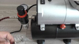 Компрессор JAS 1203, аэрограф JAS 1117 (часть 1 из 3)