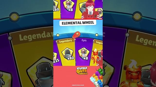 ELEMENTAL WHEEL #6 #shorts #stumbleguys