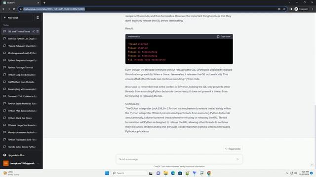 Does holding CPython s GIL guarantee that all cpython s threads stop смотреть онлайн