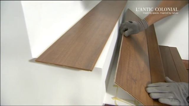 Установка валика ступени из натурального дерева на лестнице! смотреть онлайн