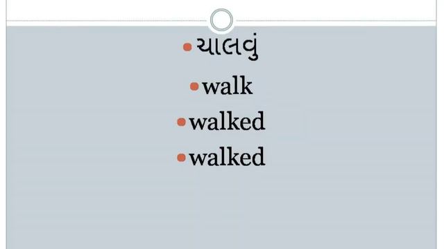 Past participles -Regular verbs . English speaking. смотреть онлайн