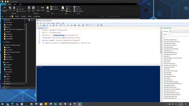 Compress files using Power shell for automation and task scheduler смотреть онлайн