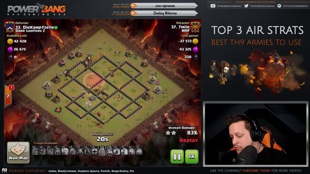 TOP 3 TH9 AIR ATTACK STRATEGIES IN CLASH OF CLANS (July 2017) смотреть онлайн