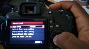 How to disable/enable camera flash on canon eos 50d/60d/70d/80d/90d