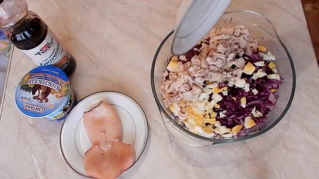 Красная капуста  рецепт простого салата   из краснокочанной  капусты salad of red cabbage