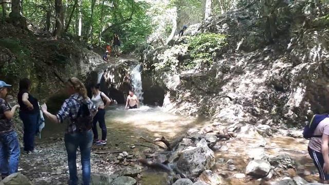 Крым. р.,,Кучук-Карасу" или р.,,Малая карасевка" к. ,,Кок-Асан" 3 водопад. смотреть онлайн