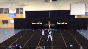 Starlets Cheerleading - Partner Stunt Senior Level 2 (Michael & Bri) @ CheerCon NSW Classic 2012
