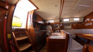 SOLD High End Cruising on the Amel 54 -  full walkthrough in Tahiti with subtitles