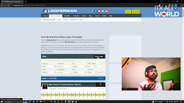 How to download - FREE - Samples | Sample Collection | Looperman | Melodies, Drums, 808 - Packs 202