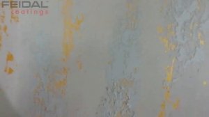 Фактурная штукатурка в сочетании с золотом, как это будет выглядеть!