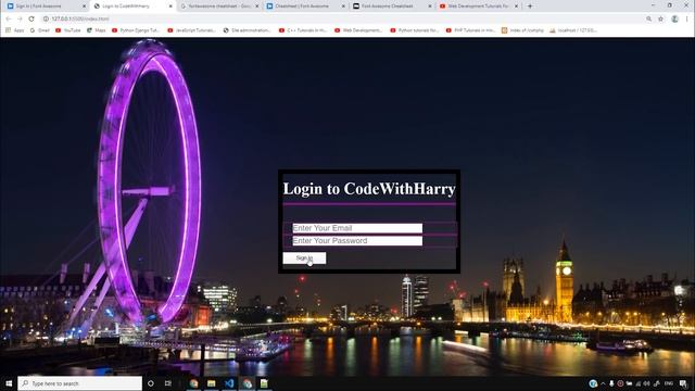 Transparent Login Form using HTML and CSS | Web Development Tutorials #101