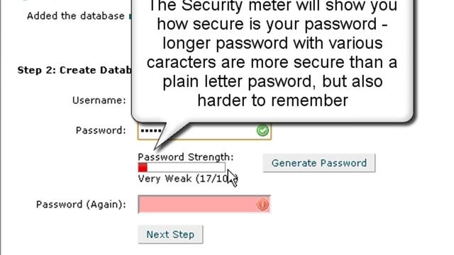 How to create a MySQL database with the cPanel Control Panel