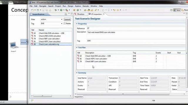 InspecT - Test Automation Framework Demo - 1