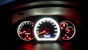 Пересвет приборной панели DAEWOO Gentra