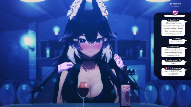 Резо гладят. И ей это нравится (˵ ͡° ͜ʖ ͡°˵) [Rezo Sempai из Frufru VTubers] смотреть онлайн