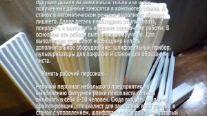 Бизнес идея фигурная резка пенопласта