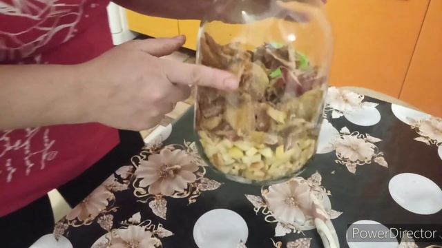 Домашний яблочный уксус.