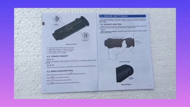 Manual Thermal monocular ATN OTS-XLT.