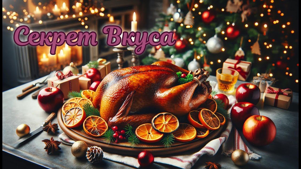 Рождественская Утка с Яблоками и Апельсином, Просто и Вкусно смотреть онлайн