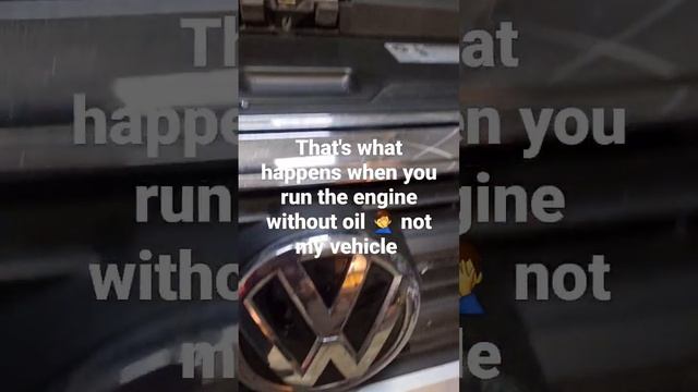 2019 vw crafter lost its oil at 60mph