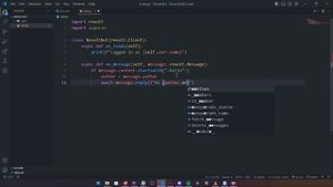 Making a Revolt Bot in python