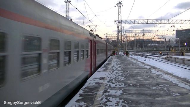 Электропоезд ЭМ2-035 Курский вокзал смотреть онлайн