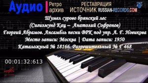 Георгий Абрамов. Шумел сурово брянский лес