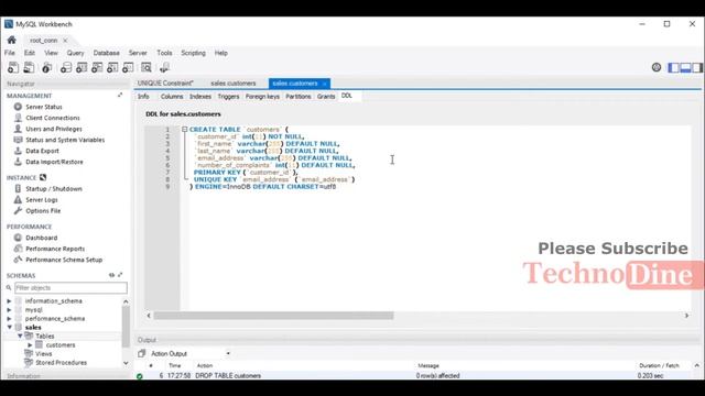 unique constraint in mysql - mysql unique constraint - learn mysql tutorial for beginners #18