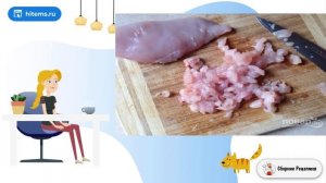 Рубленые куриные котлеты в духовке. Очень вкусный