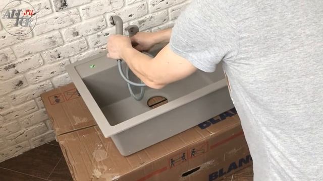 Кухонная мойка Blanco DALAGO 6. Распаковка. смотреть онлайн