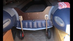 Установка колёс на лодку ПВХ Флагман 350