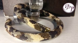 DIY. Жгут из бисера в стиле милитари. Мастер класс