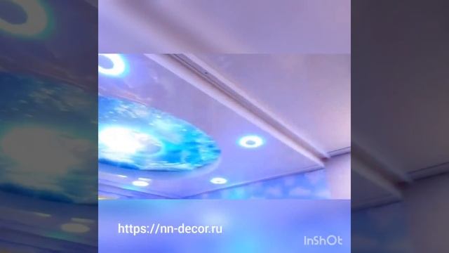Готовый световой потолок - сеть студий натяжных потолков Decor в Нижнем Новгороде смотреть онлайн
